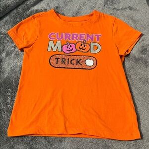 Vibrant Orange Kids' Halloween Tee